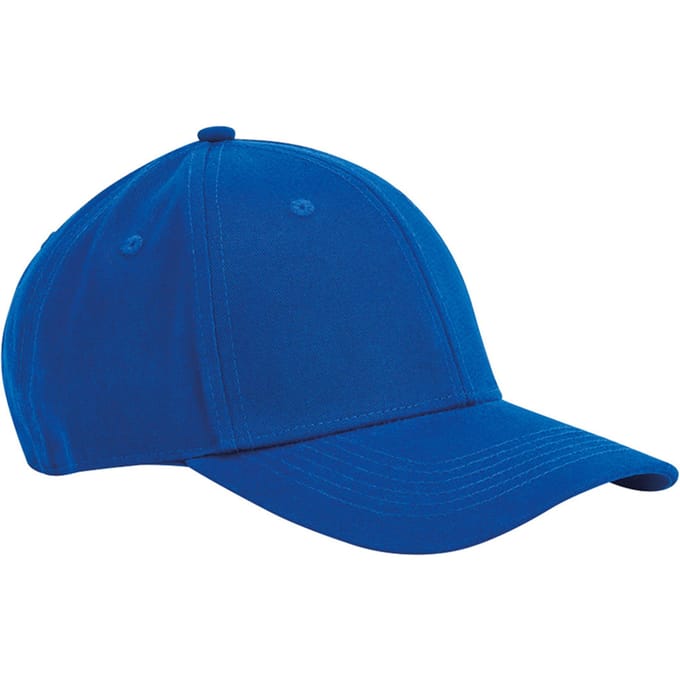 Beechfield EarthAware Classic 6 Panel Organic Cotton Baseball Cap (Helder Koninklijk)