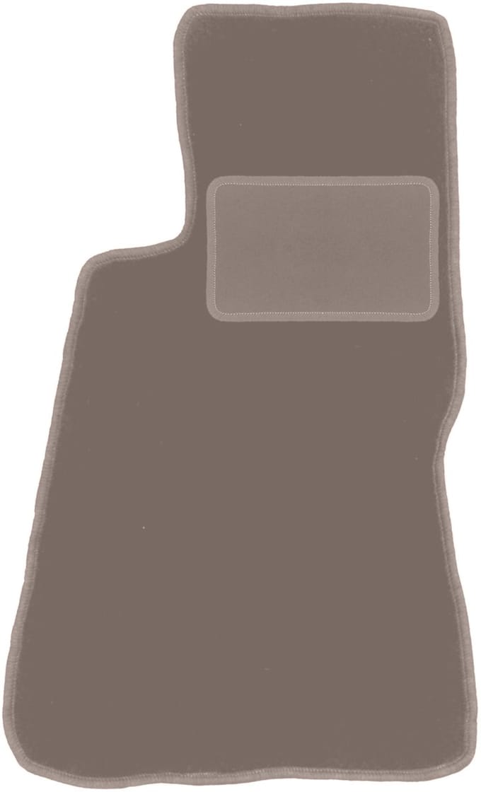 Beige bestuurdersmat voor: Smart Roadster roadster (2002-2005)