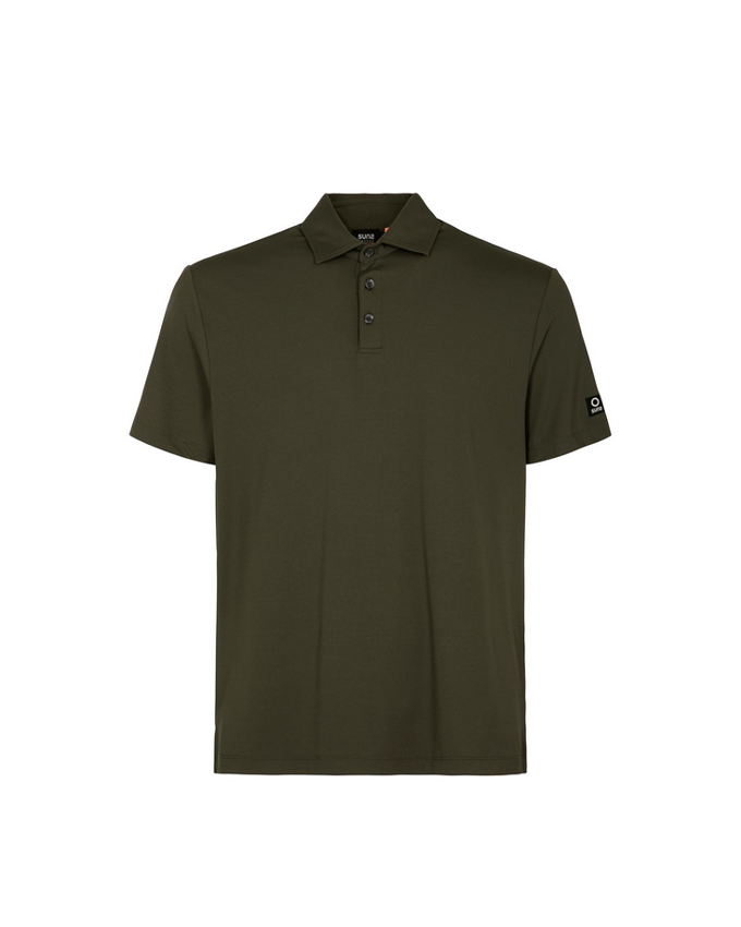 polo gedoneerd tek man groen