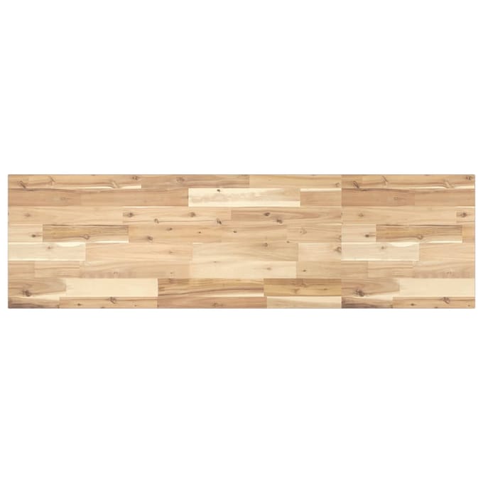 vidaXL - Wastafelblad - 120x40x2 - cm - onbehandeld - massief - acaciahout