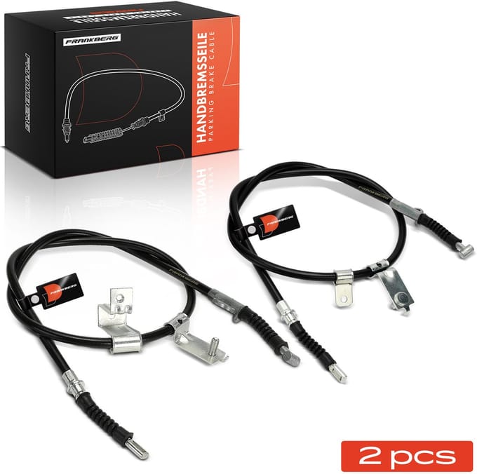 Frankberg 2x kabel handrem achteras beide zijden voor Nissan