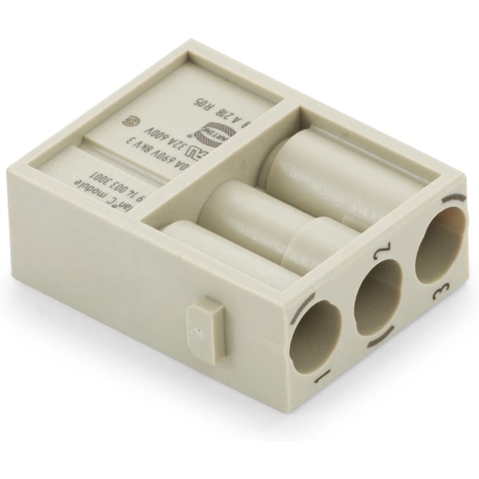 Connector 3-pins voor male pin