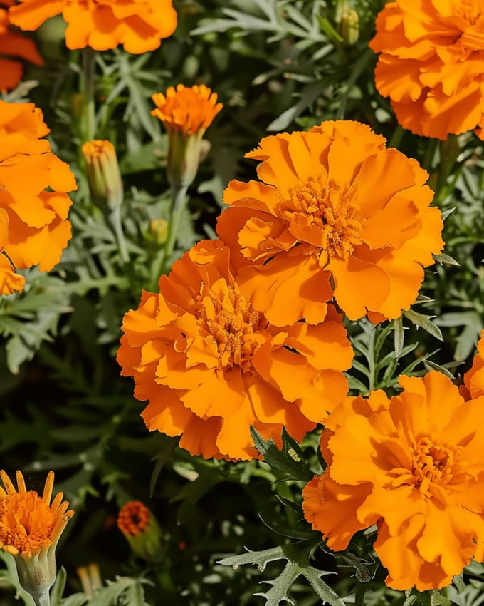 2 sets - Lage Afrikaan Zaden Tangerine Tagetes Patula Eenjarig