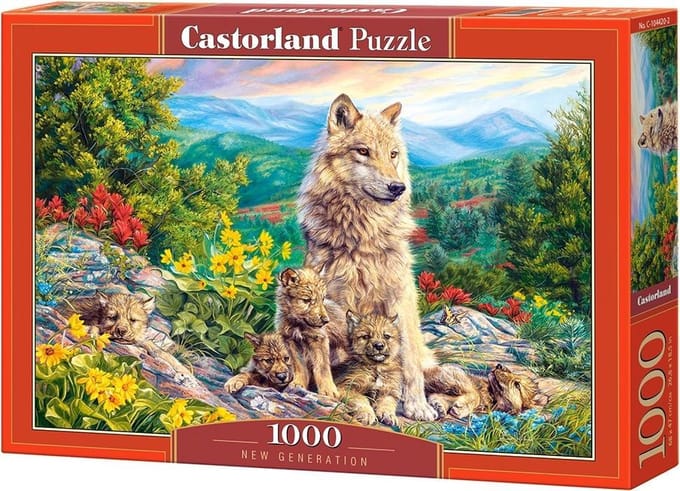 Castorland New Generation – Puzzel – 1.000 stukjes – Satijnen afwerking – Perfecte pasvorm – Europese kwaliteit