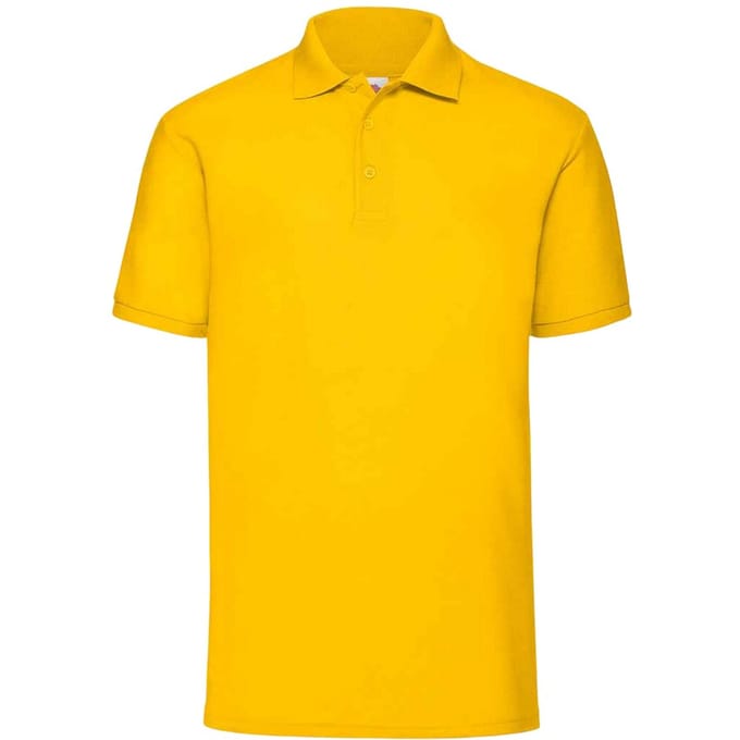 Fruit of the Loom Heren 65/35 Poloshirt (Zonnebloem)
