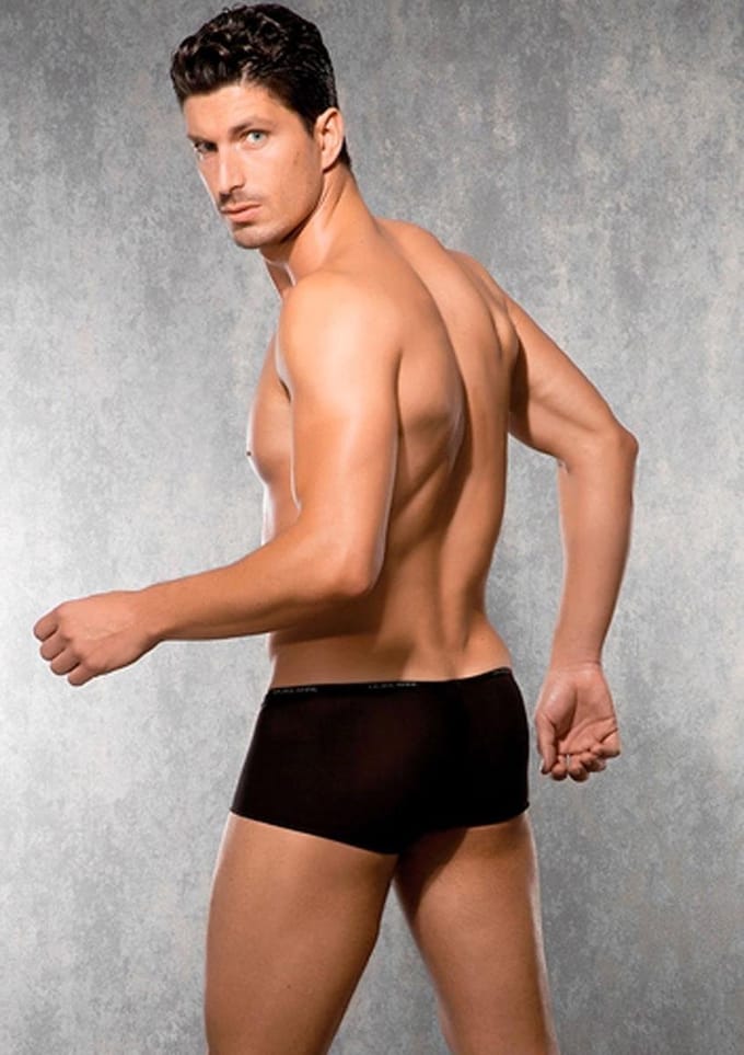 Zwarte basic boxershort voor heren