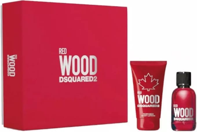 Parfumset voor Dames Dsquared2 Red Wood (2 pcs)