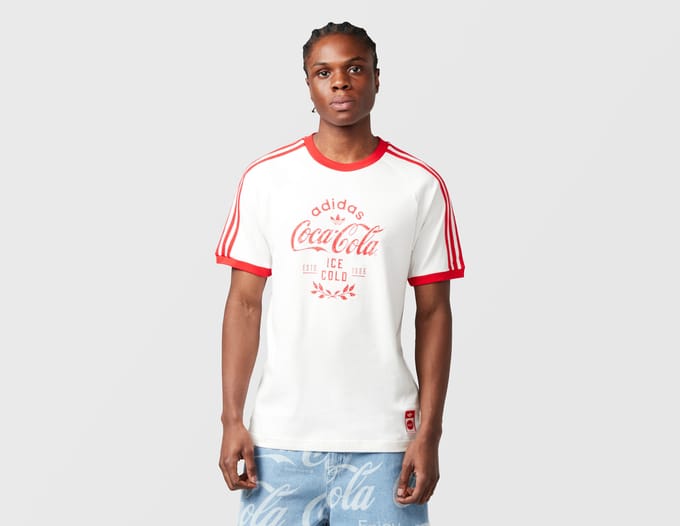 Adidas Cali T-shirts Heren - Wit - Maat M - Katoen Jersey