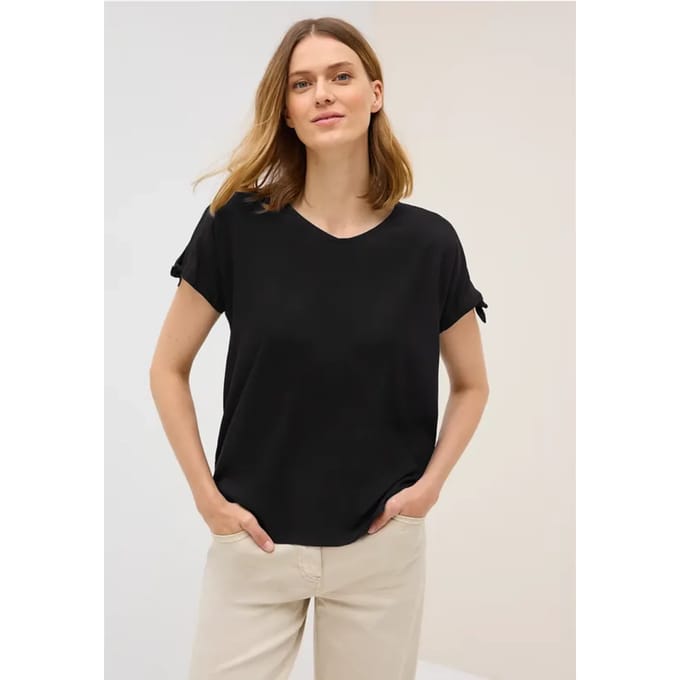 Blouse shirt met knoop