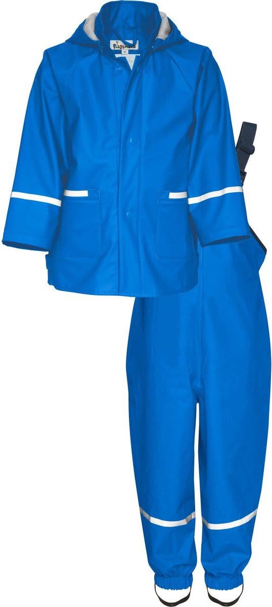 Playshoes - Regensetje voor kinderen - Basis - Blauw - maat 92cm