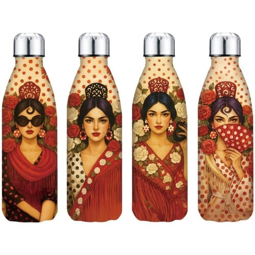 Beeldjes Signes Grimalt Flamenco Thermosfles Met Geschenkverpakking
