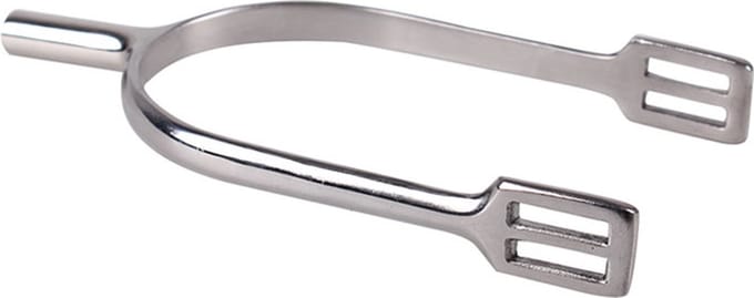 QHP Stompe Sporen RVS Zilver - 40 MM