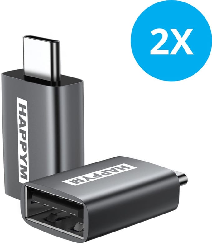 USB-C naar USB-A Adapter – 2 Pack – USB 3.0 – 5Gbps