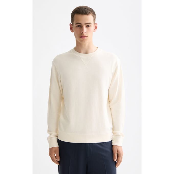 Scotch & Soda G/d Structured Sweatshirt Eggnog Größe: S | Pullover Outlet | Herren
