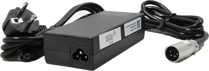 TranzX - Elektrische fietsoplader - 24V - 2A - 4pins