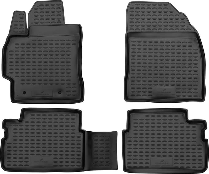 Walser Rubberen Voetmatten XTR geschikt voor Toyota Auris (E15) 2006 - 2012