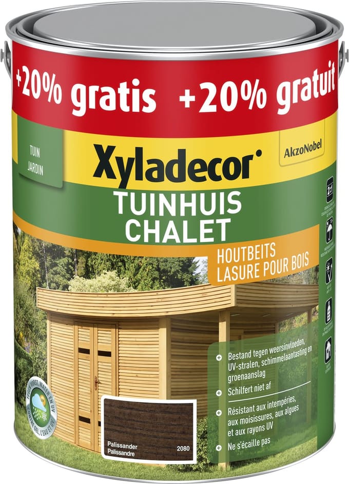 Xyladecor - Tuinhuis - Palissander - 3 L