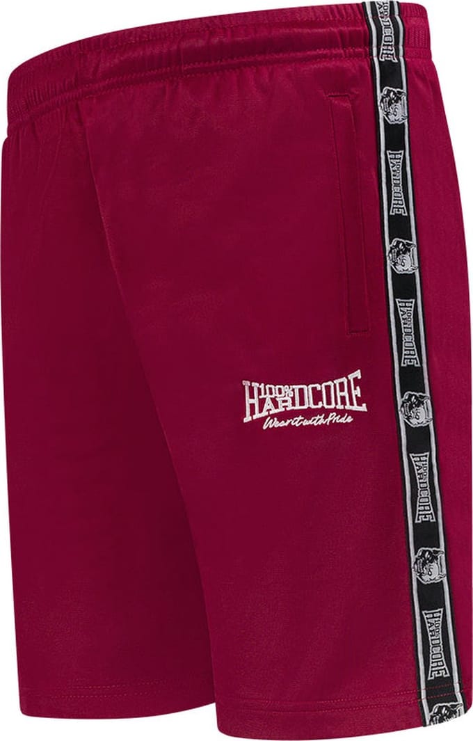 100% Hardcore Korte Trainingsbroek Essential Rood - Maat: 3XL