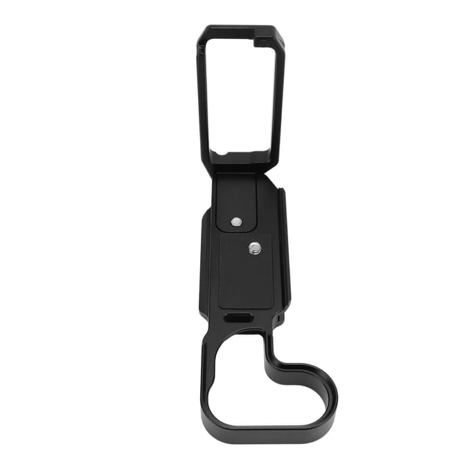 Verticale Camera L-Beugel Aluminiumlegering 1/4 Inch Schroefgat Snelkoppelingsplaat voor Hasselblad X2D black