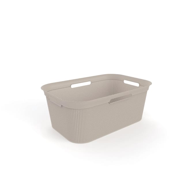 Rotho wasmand kunststof Brisen 41 liter cappuccino flexibel design