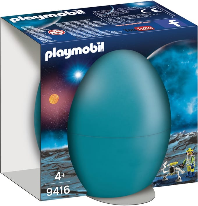 PLAYMOBIL Ruimte agent met robot - 9416