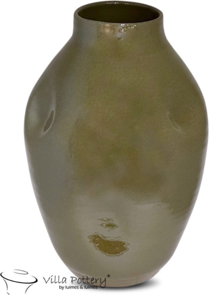 Vaas - Villa Pottery - Decoratie - Woondecoratie - Keramiek - Campari 1_2 Reactive Green