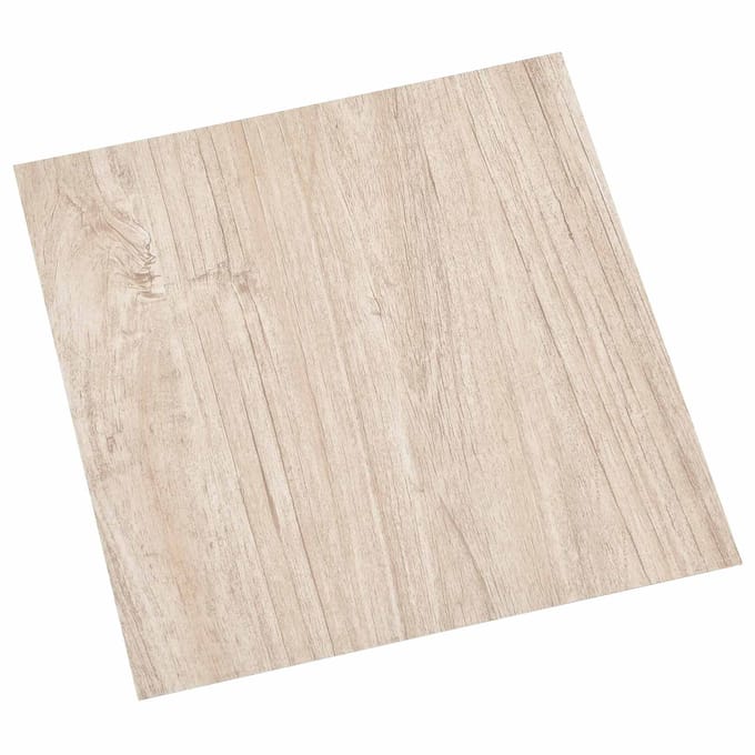 vidaXL - Vloerplanken - Wit, - Houtkleur - 5,11 - m² - 55 - st - PVC