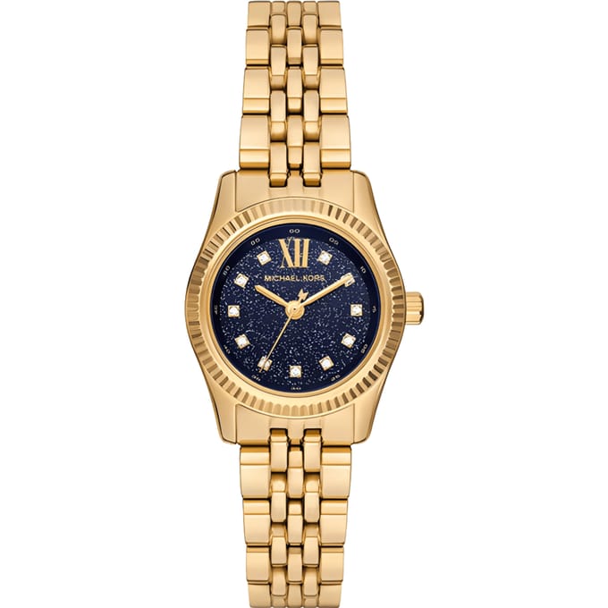 Sophisticated Michael Kors MK4802 dameshorloge met blauwe wijzerplaat