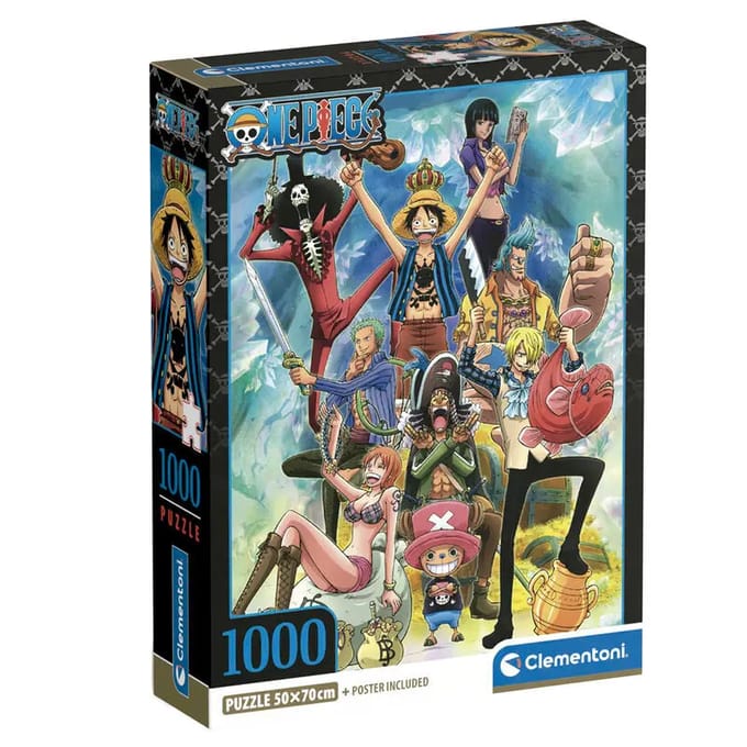 Clementoni - Puzzel - 1000 stukjes - One Piece - Anime - High Quality Series