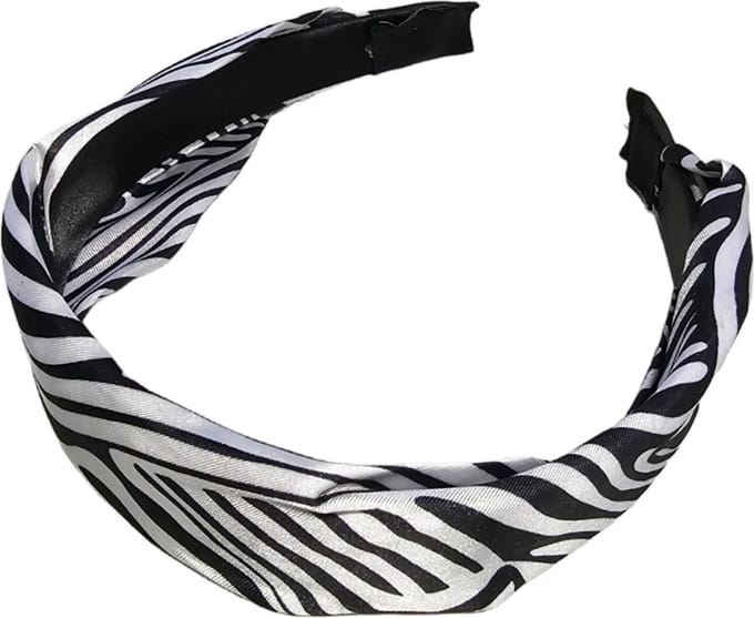 Fako Fashion - Diadeem - Zebra - Zwart/Wit