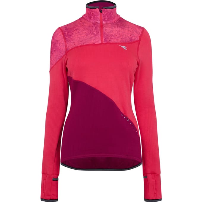Diadora Dames/Dames Performance T-shirt (Rood)