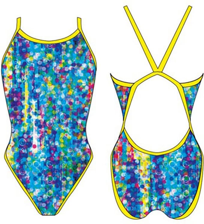Turbo Dots Revolution Zwemkleding Blauw 5-6 Years Meisje