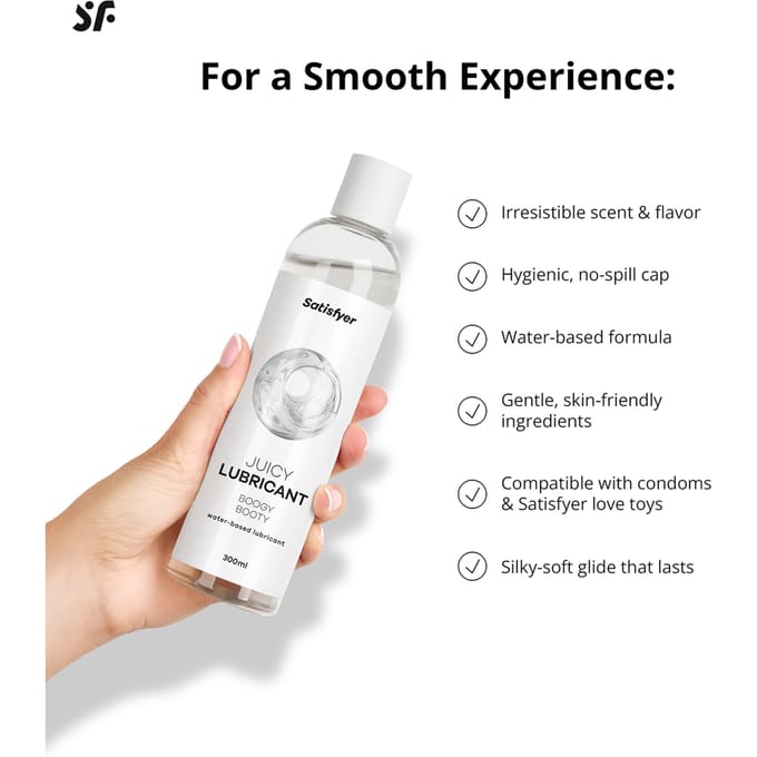 Satisfyer glijmiddel 300 ml | Glijmiddel op waterbasis | Glijmiddel met smaak
