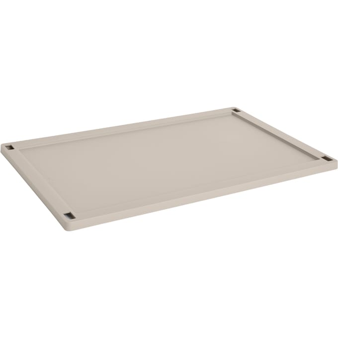 HAY Colour Crate Deksel L - HAYCrateWarmGrey - ABS kunststof