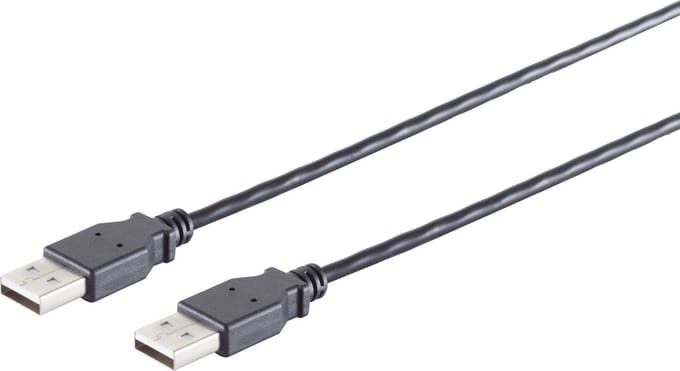USB-A kabel | USB2.0 | 2,5W | zwart | 3 meter