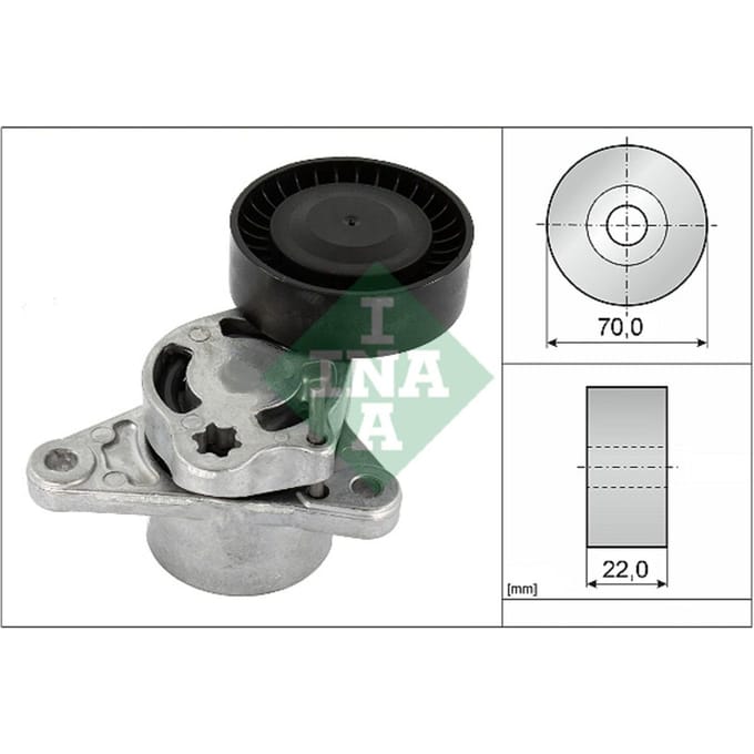 Schaeffler Ina Spanarm, V-ribbelriem INA 534 0709 10