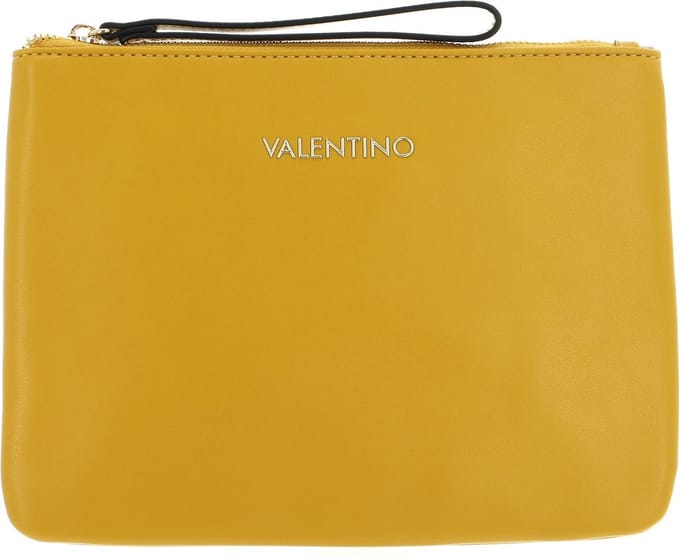 VALENTINO Utensil zak Chamonix Re Soft Cosmetic Case Senape Geel