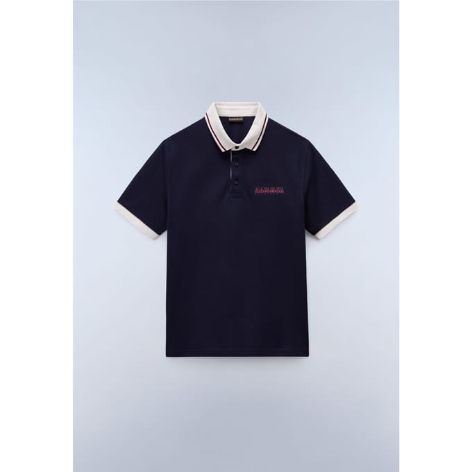 polo zeri man blauwe marine