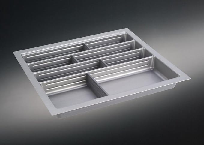 Bestekcassette 90 cm lade-indeling met variabele vakverdeling