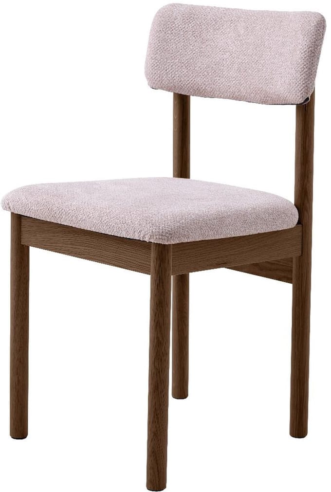 Nordic Home - Sapo eetkamerstoel - roze/espresso