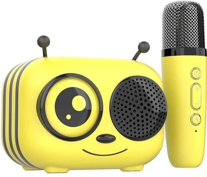 Karaokekit / Bluetooth-luidspreker en draadloze microfoon - Algemene voorwaarden - MAYA, Magische stemeffecten, batterijduur van 8 uur, opladen via USB
