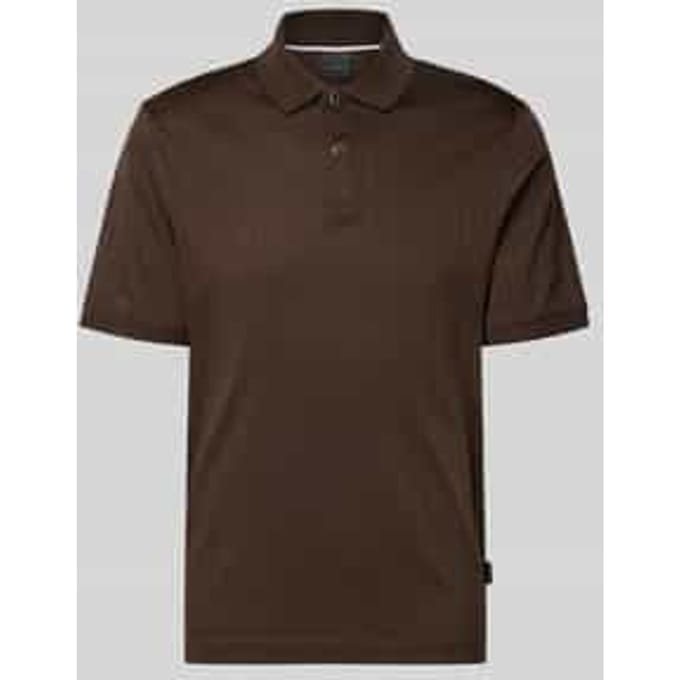 regular fit poloshirt met knooplijst