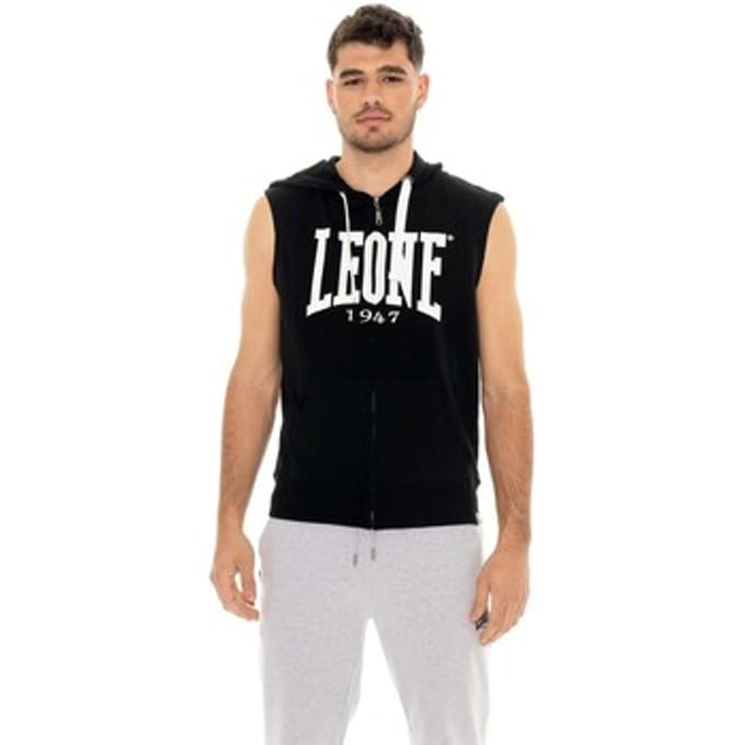 Capuchon sweaters Leone 1947 Man Hoody Sleeveless Big Logo