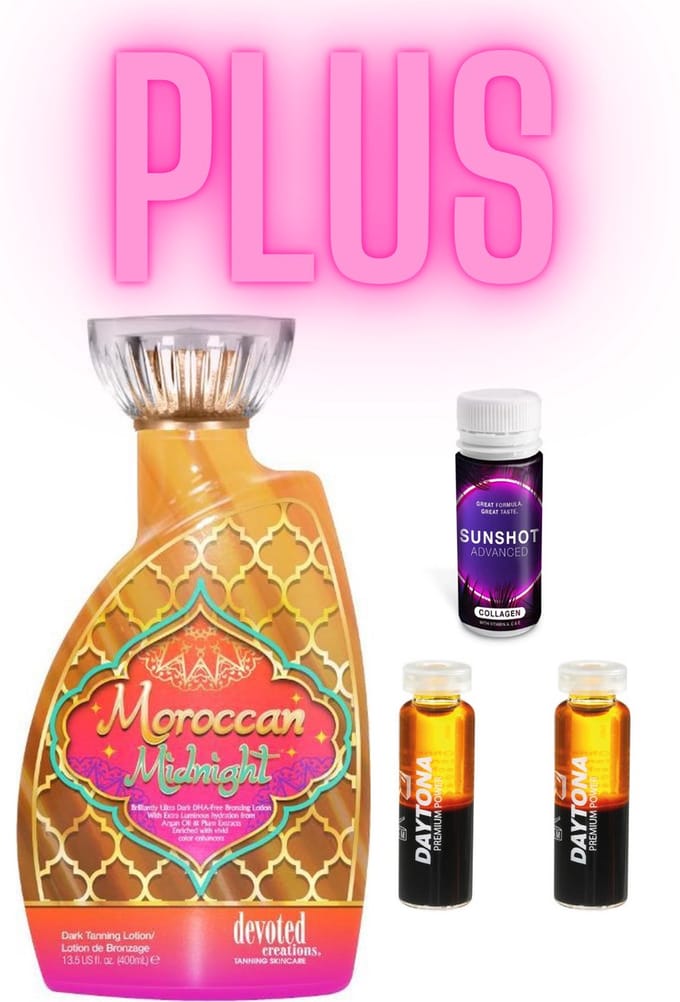Devoted Creations Moroccan Midnight 400 ml PLUS 1X Collagen Sunshot PLUS 2X Daytona Premium Power 6 ml
