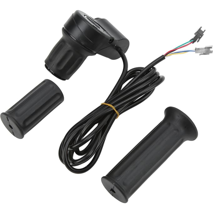 1 Paar 12V?99V Half Grip Gaskabel Universele 3 Snelheidsregeling Draaigaskabel Accelerator Handvat voor black