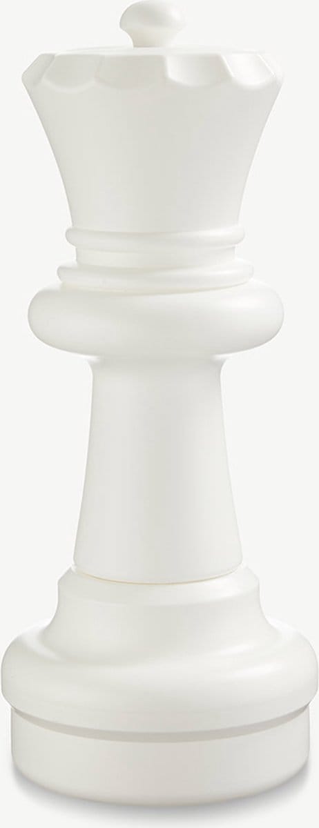 Schaakstuk, Koningin 60 cm, Wit