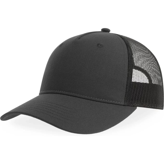 Atlantis Headwear Zion Cap AT107 - Dark Grey/Black - One size
