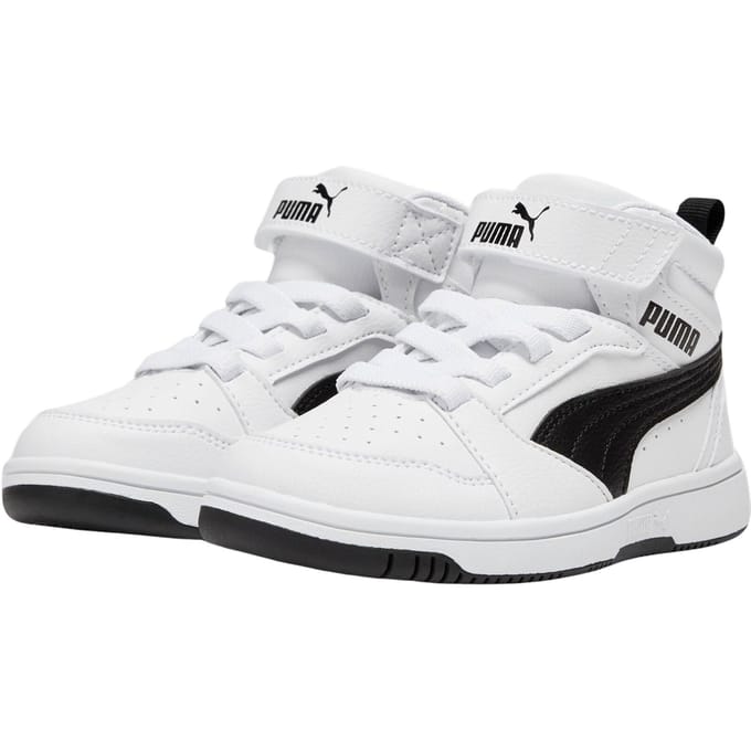 PUMA Puma Rebound V6 Mid AC+ PS Unisex Sneakers - PUMA White-PUMA Black