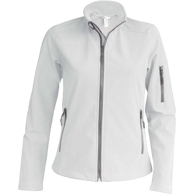 Kariban Dames softshell jas K400 - White - 3XL