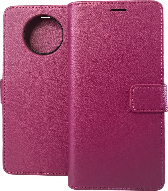 Portemonnee Book Case Hoesje Geschikt voor: Xiaomi Redmi Note 9T (5G) - Roze